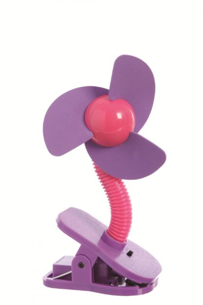 Imagen de Ventiladores con asa de goma eva portable para coches y cunas - PURPURA