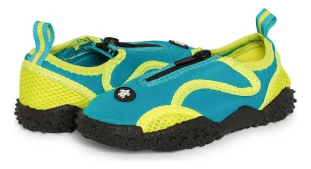 Imagen de Zapatos Accesorios Playa Tela Goma Antideslizante Tuga - turquesa/lima - 5/5