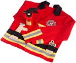 Imagen de Disfraz de bombero con accesorios de madera Bigjigs